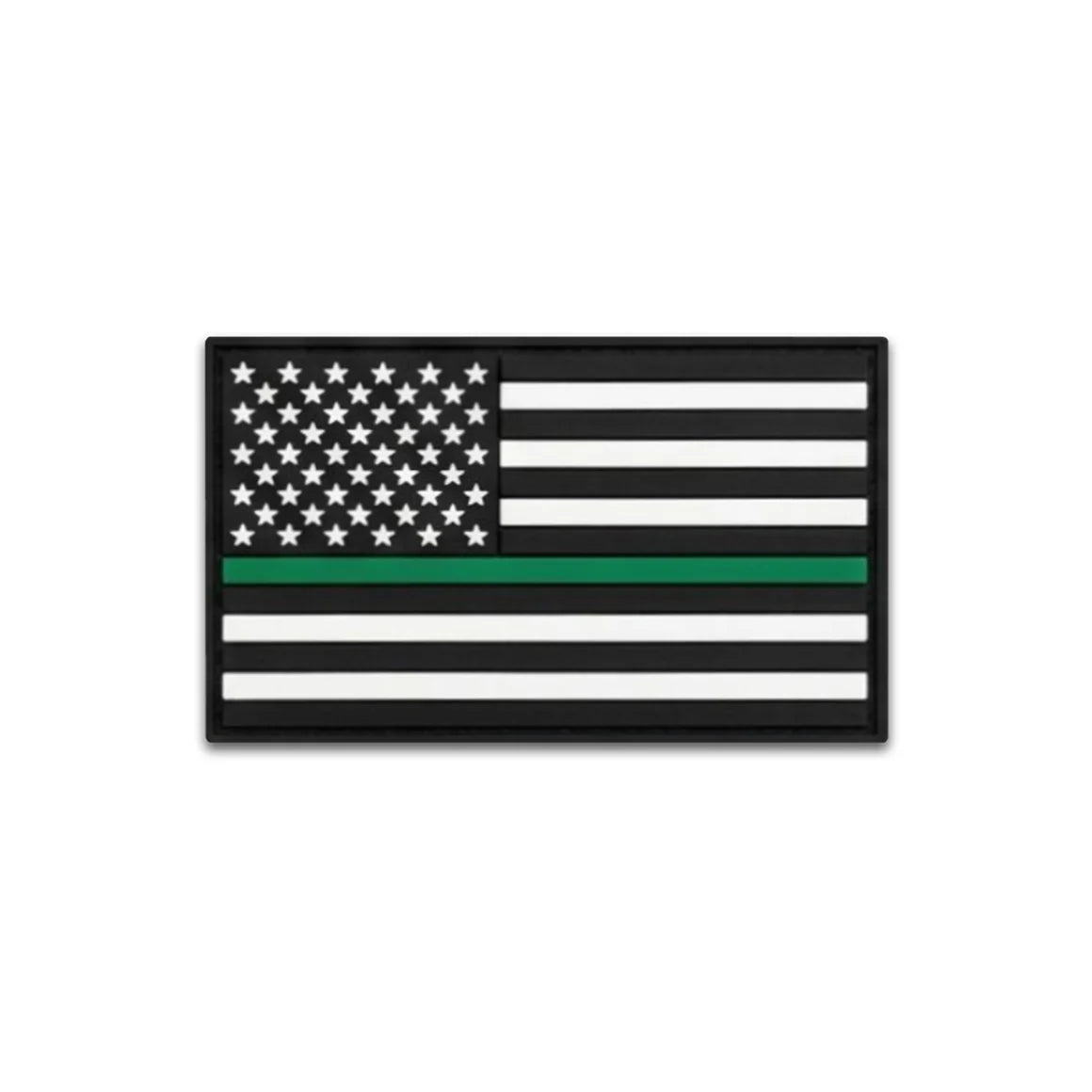 Thin Green Line Flag - PVC Patch (5pk)