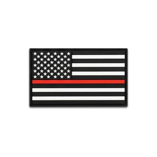 Thin Red Line Flag - PVC Patch (5pk)
